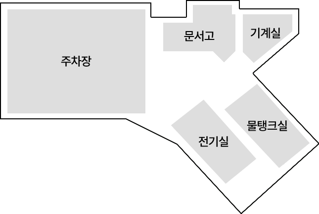 중앙도서관 지하 1층 층별 안내도