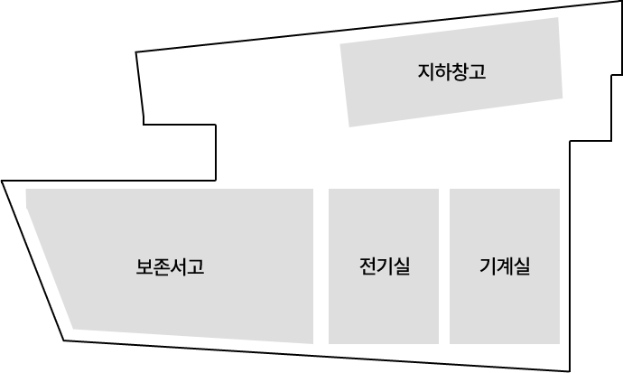 매곡도서관 지하 1층 층별 안내도