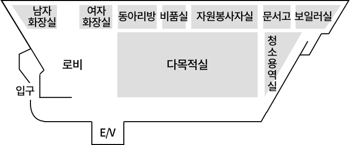 기적의도서관 지하 1층 층별 안내도