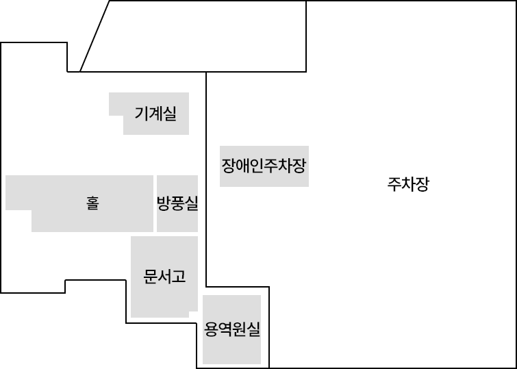 강동바다도서관 지하1층 층별 안내도